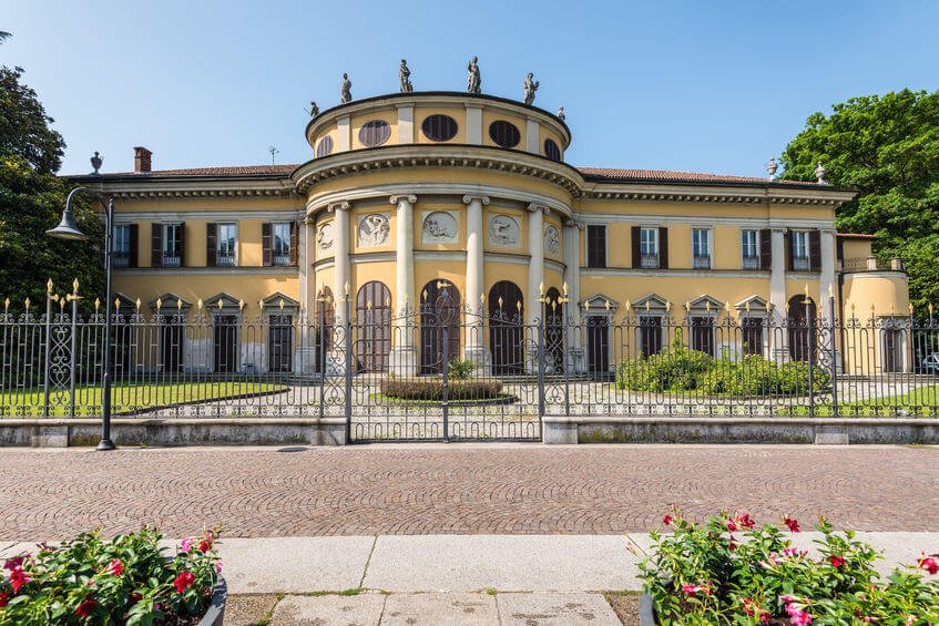 Villa Rotonda Saporiti em Como - Itália.