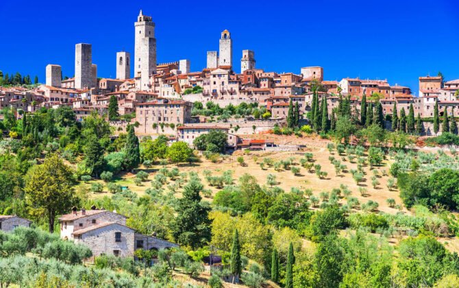 San Gimignano, Toscana.