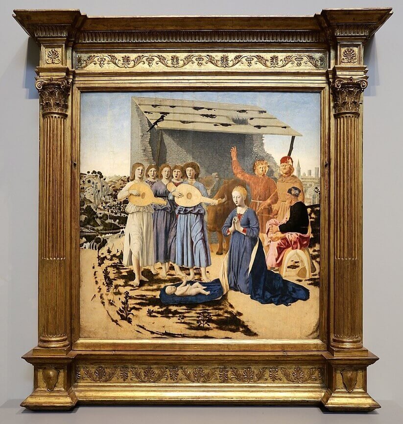 Natividade de Piero della Francesca.