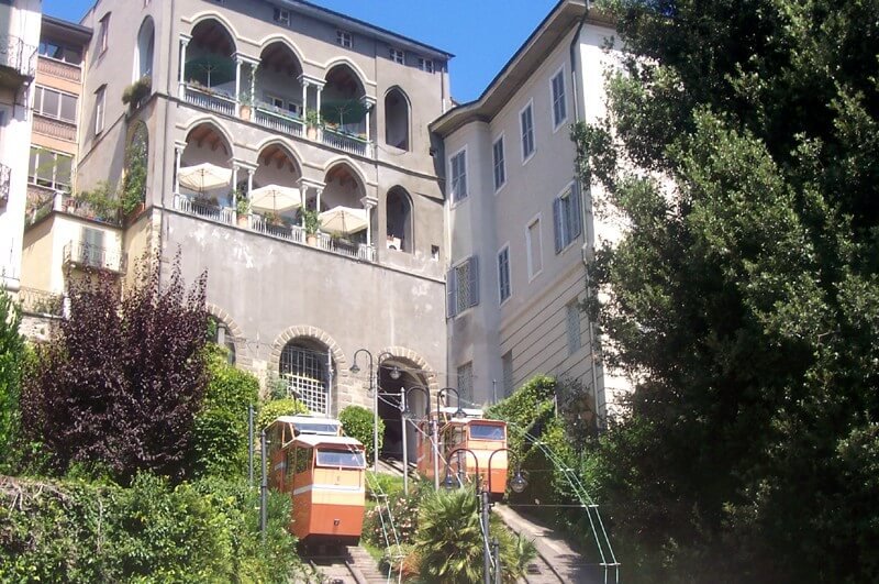 Bérgamo - Estação do Funicular da Cidade Alta.