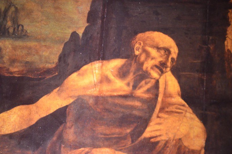 São Jerônimo de Leonardo da Vinci - Museus Vaticanos.
