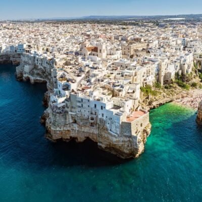 Sicília e Puglia 13 dias. Polignano a Mare, Puglia.